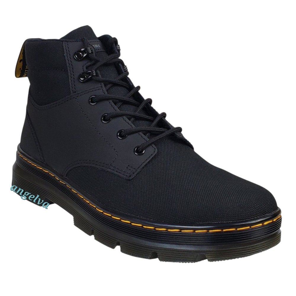 New Dr Martens Rakim utility chukka boots lace up black canvas preppy 90s hiker